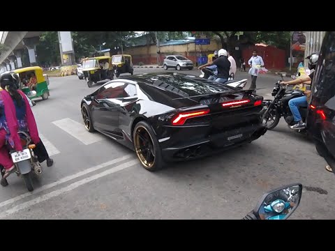 Lamborghini Huracan REACTIONS - INDIA (Bangalore)