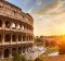 The Colosseum, Rome, at sunset.