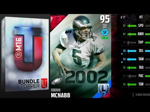 Madden 16 Ultimate Team - Donovan McNabb Topper!