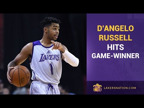 D'Angelo Russell Hits Buzzer Beater Game-Winner, Teammates React!