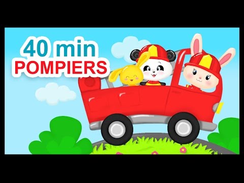 Au feu les pompiers - 40 min de comptines pour les enfants - Titounis