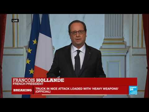 Nice attack - French President François Hollande addresses nation: "France is horrified"