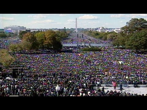 October 16th, 1995: The Million Man March - www.NBCUniversalArchives.com