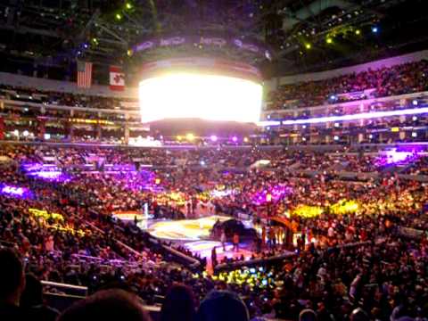 LA Lakers Player Introductions 11/28/10