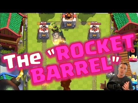 Clash Royale - The *ROCKET BARREL* Is here! (Again!) 4k HD