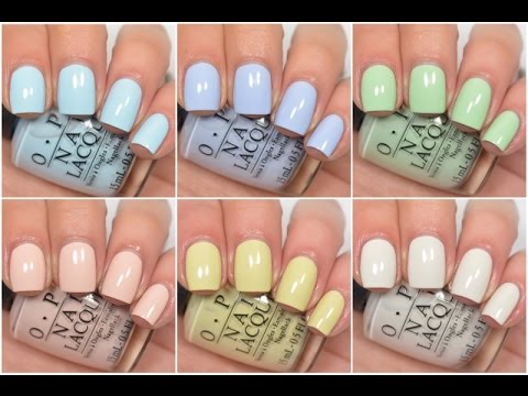 OPI - Soft Shades 2016 | Swatch and Review