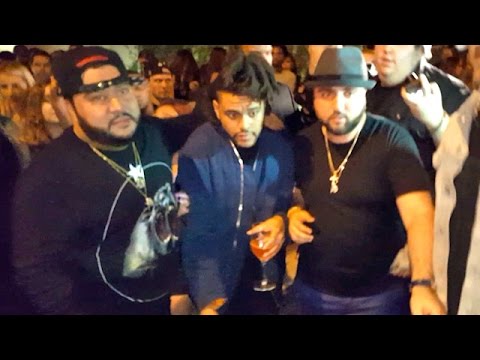 The Weeknd Is Swarmed At Republic Records VMAs Party