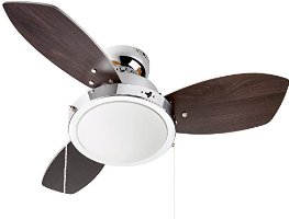 Westinghouse Lighting, Ventilatore da soffitto, 31  x 76  x 76  cm, colore pale reversibile: Wengue / Faggio