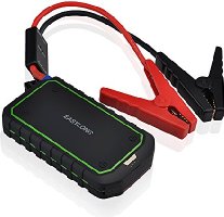 Patuoxun Avviatore di Emergenza per Auto Professionale Caricabatterie Portatile Esterno con 400A Peak Current Car Jump Starter with Power Bank, con Protezione di Sicurezza e LED Flashlight