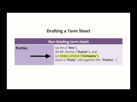 Drafting and Reviewing Commercial Contracts - Drafting a Memorandum of Understanding