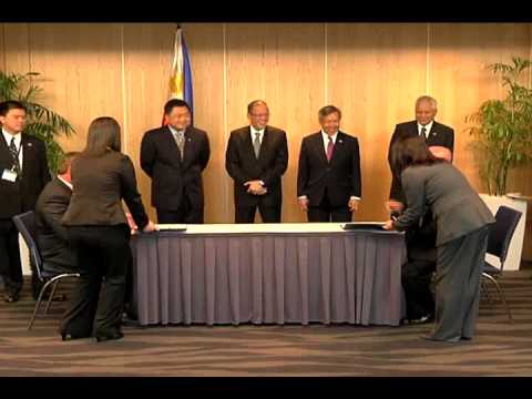 Signing of Memorandum of Understanding 10/23/2012