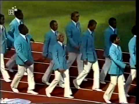 Munich Summer Olympic Games 1972. Opening Ceremony Part 1