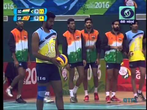 2016 - South Asian Games - Volleyball - Men's Final - India vs Sri Lanka