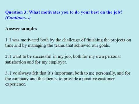 Chief operating officer interview questions and answers