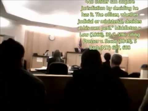 Challenging Jurisdiction in Pierce County District Court 8Jan2015