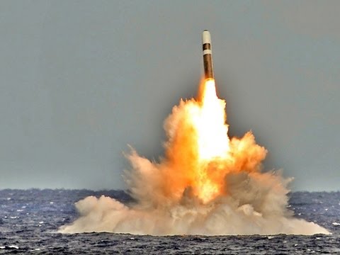 Royal Navy Test Launches Trident II Nuclear SLBM [HD]