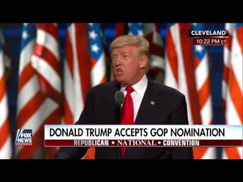 Full speech: Donald Trump accepts GOP nomination, Part 1