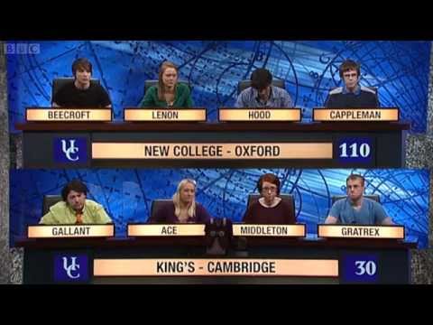 University Challenge S42E28 - New College, Oxford vs King's, Cambridge