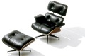 Much imitated ... the Eames lounge chair and ottoman were designed by Americans Charles and Ray Eames, in 1956. 