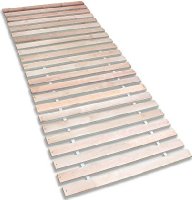 Betten-ABC Premium Rollrost, Stabiles Erlenholz, mit 23 Leisten und Befestigungsschrauben - Grösse 90x200 cm