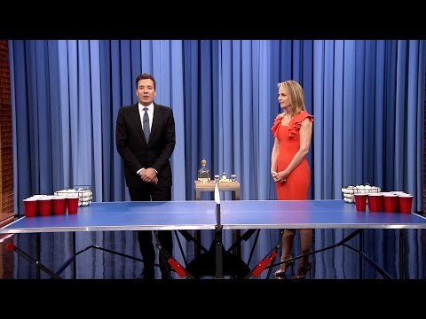 Beer Pong with Helen Hunt