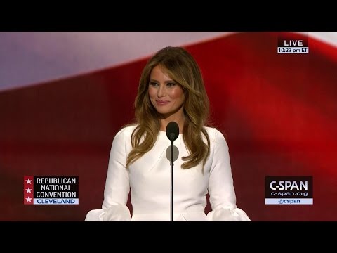 Melania Trump  FULL REMARKS GOP Convention (C-SPAN)