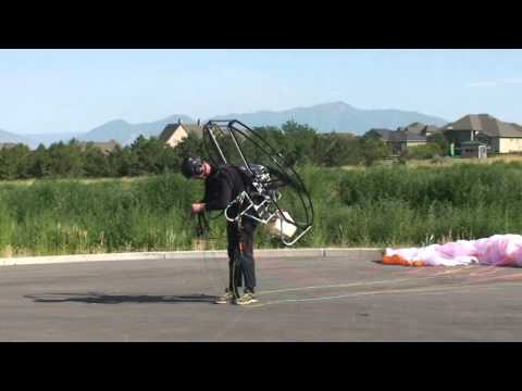 World s Easiest Powered Paragliding   Paramotor   Paraglider  Paramotoring Equipment