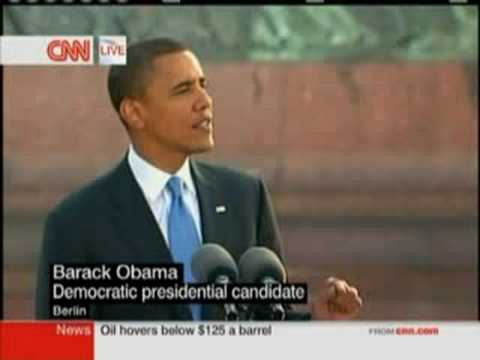 Barack Obama Speech In Berlin - Part 1 - 2008/07/24