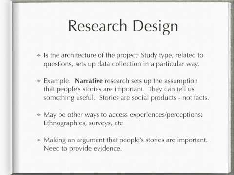 Writing the Methodology chapter in a dissertation