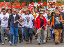 Solidarity with Quinault Nation in Hoquiam, Washington on July 8, 2016. Photo by John Duffy / Flickr.