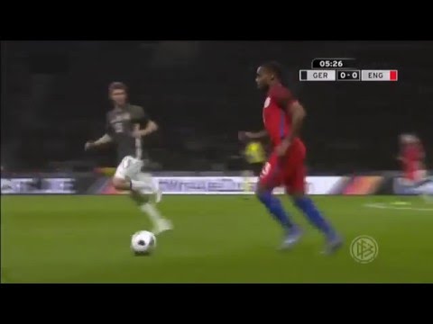 Danny Rose vs Germany 2016 ● England Debut