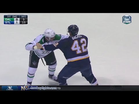 Jamie Benn vs David Backes Dec 12, 2015