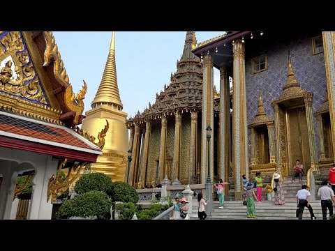 Wat Phra Kaew & Grand Palace, Bangkok, Thailand in 4K (Ultra HD)