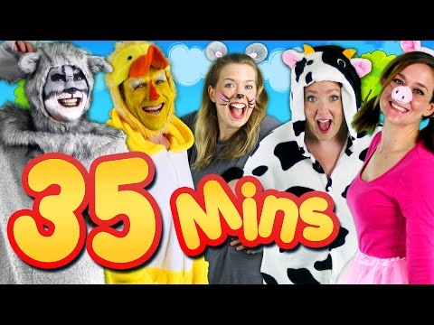 Old MacDonald Had a Farm & More! 35mins Kids Songs Collection Compilation | Bounce Patrol