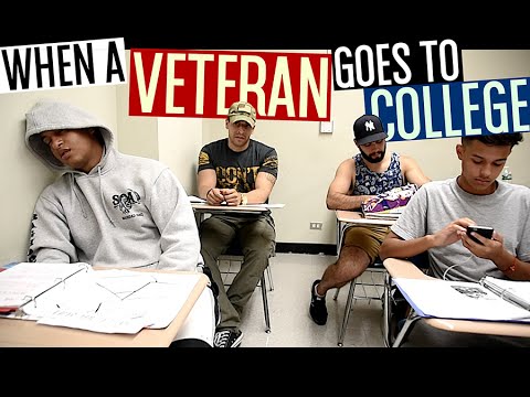 When A Veteran Goes To College!