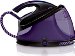 Philips GC8650/80 PerfectCare Aqua Silence Steam Generator Iron with OptimalTemp - 330 g Silent Steam Boost, 2.5 L, 2400 W, Black/Purple