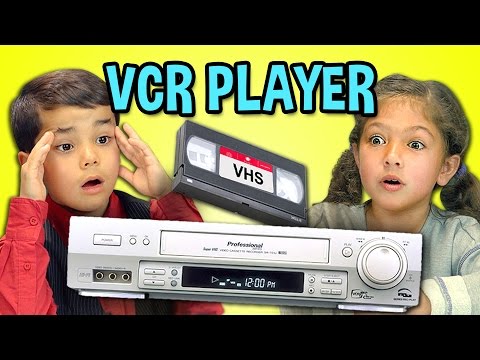 KIDS REACT TO VCR/VHS