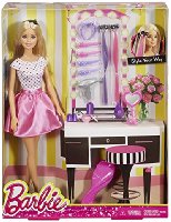 Barbie Doll and Playset, Multi Color