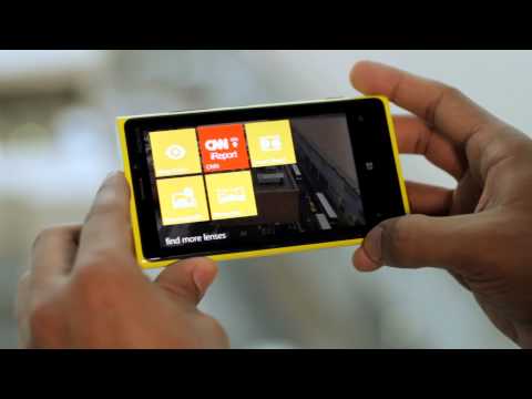 Nokia Lumia 920 - first hands-on video