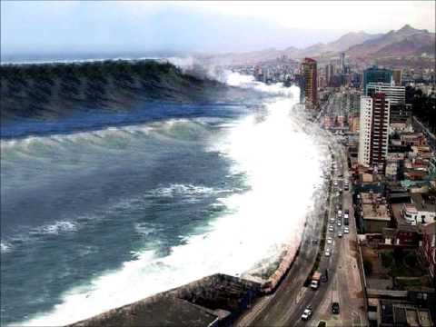 Tsunami Warning Dream for Virginia Beach East Coast United States