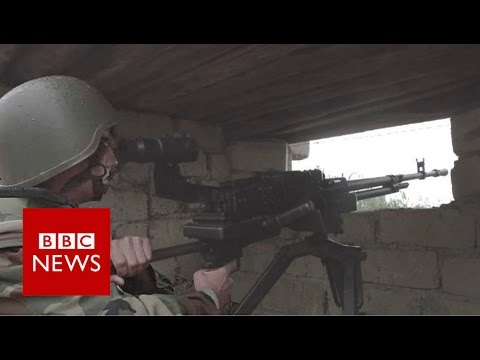 Nagorno - Karabakh conflict: BBC visits Azerbaijan's frontline - BBC News