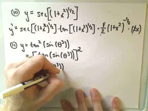 ❖ Lots of Different Derivative Examples! ❖