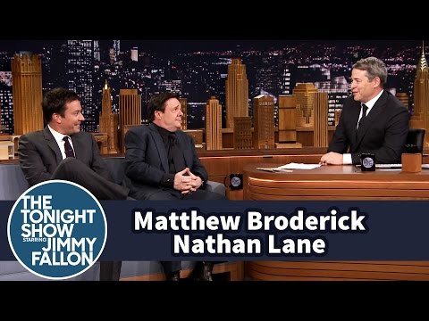 Matthew Broderick, Nathan Lane and Jimmy Interview Each Other