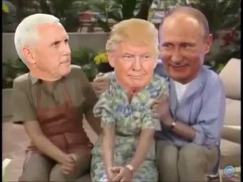 Donald Trump, Mike Pence And Vladimir Putin As The Golden Girls Is Brilliant.