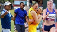 Jason Day, Nick Kyrgios, Suzy Batkovic, Lauren Jackson and Sally Pearson