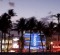 Miami fusion ... the neon skyline on Ocean Drive, South Beach. 