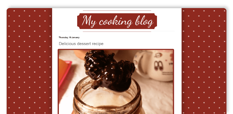 Cooking Blog