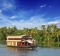 Houseboat on Kerala backwaters. Kerala, India 