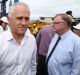 Senator Ian Macdonald with Prime Minister Malcolm Turnbull on a visit to North Queensland in May.