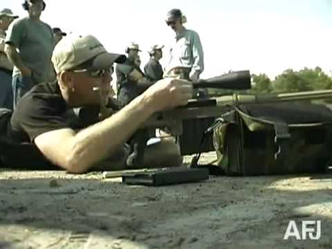 Cheytac M200  .408 Sniper rifle (video)